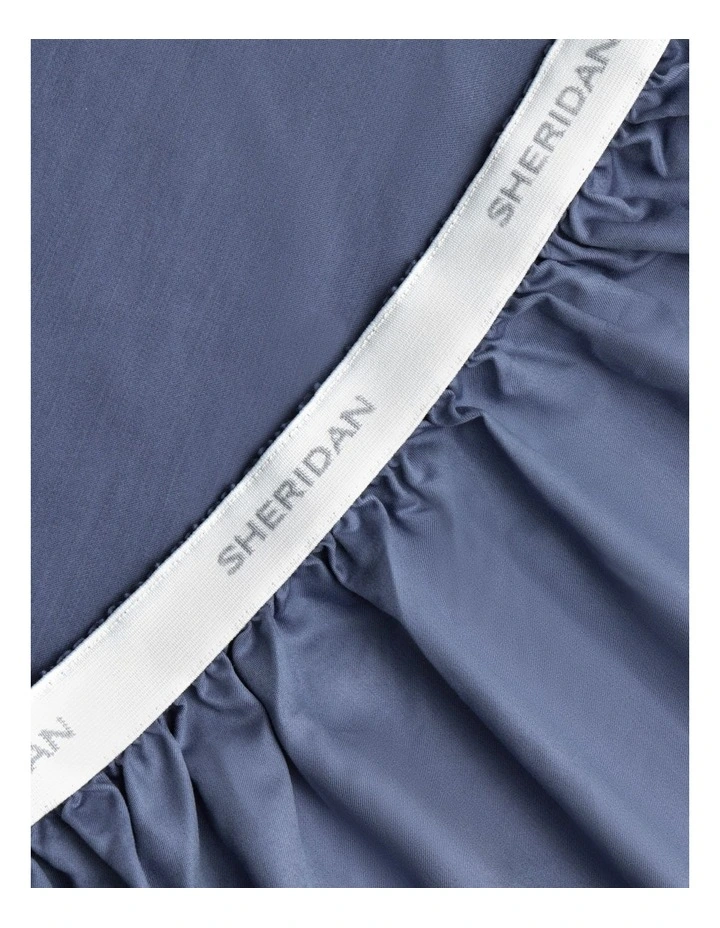 TENCEL? Lyocell Fibre & Cotton Fitted Sheet in Ink image 2