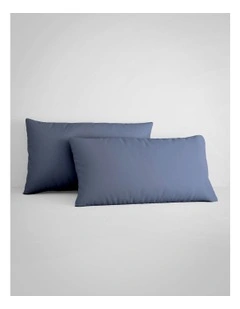 TENCEL? Lyocell Fibre & Cotton Pillowcase Pair in Ink