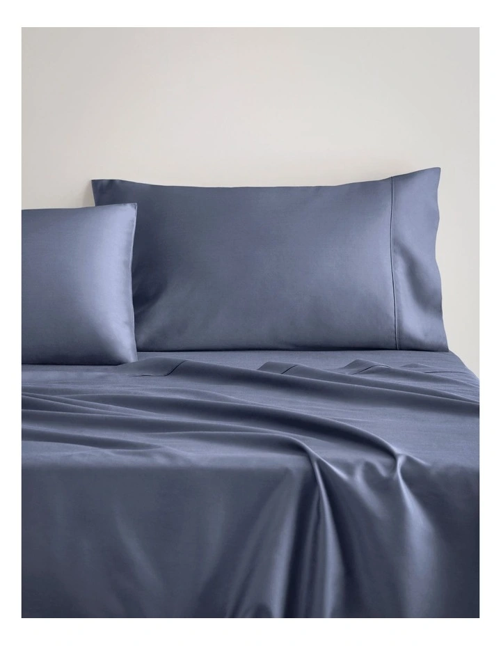 TENCEL Lyocell Fibre & Cotton Sheet Set in Ink image 1