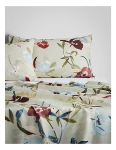 Abbotson European Flax Linen Florae Flat Sheet