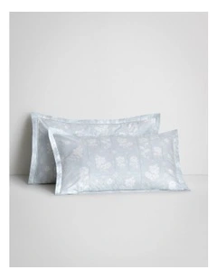 Farlo Tailored Pillowcase Pair in Ash Blue