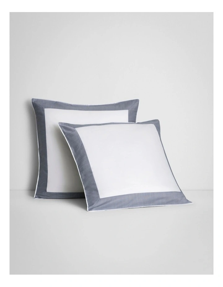 Reframed European Pillowcase in Midnight image 1