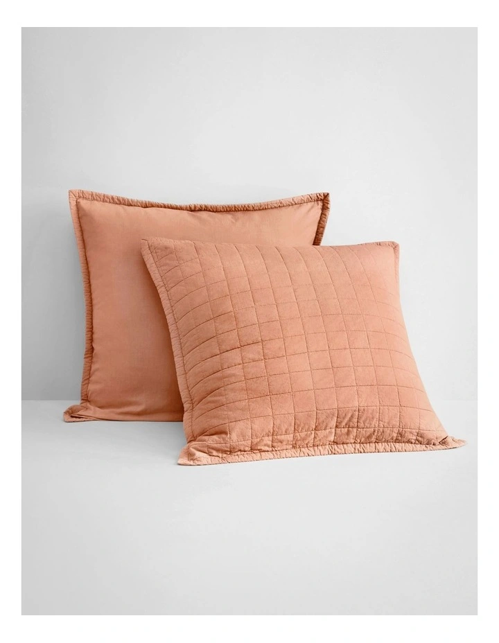 Reilly Pillow Sham in Burnt Orange image 1