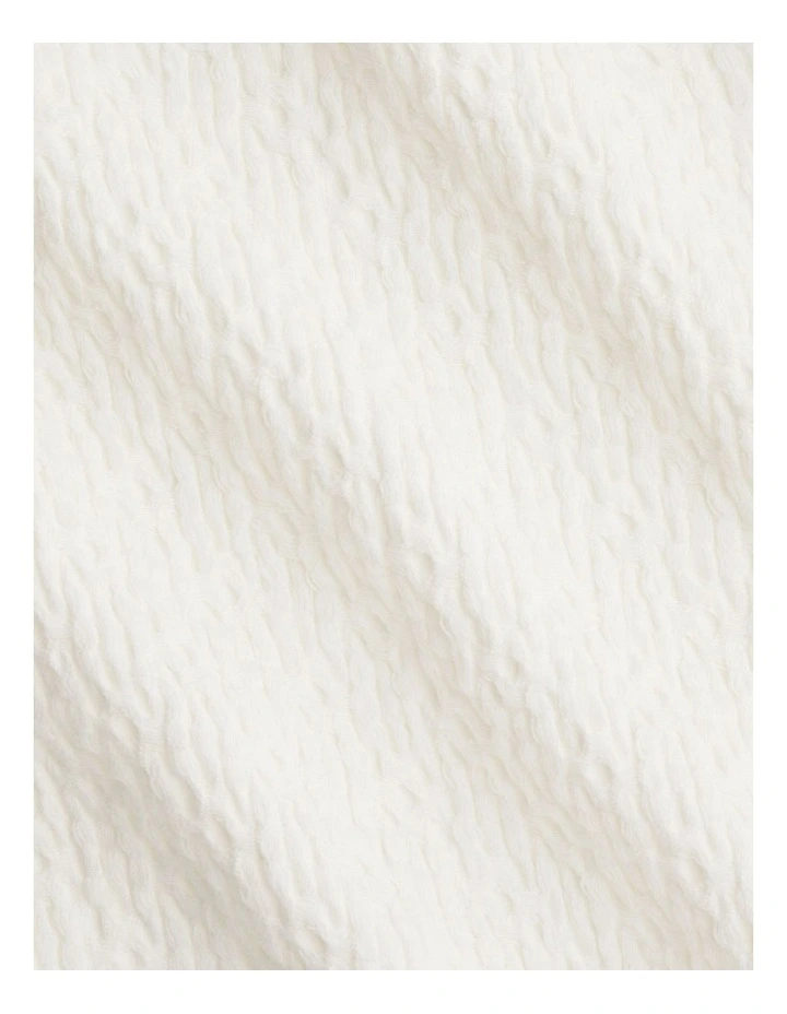 Textures Dappled Weave Pillowcase Pair in White image 2