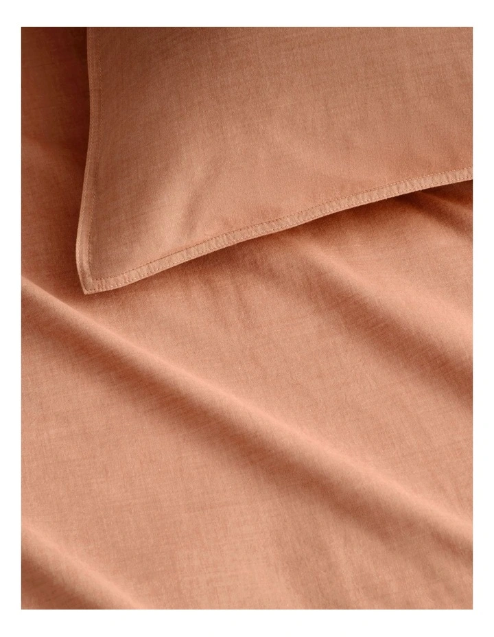 Reilly Quilt Cover Set in Burnt Orange image 2