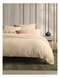 Reilly Quilt Cover Set in Natural