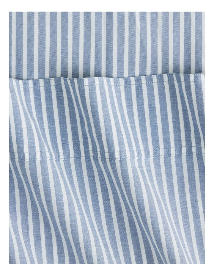 Reilly Stripe Sheet Set in Chambray image 2