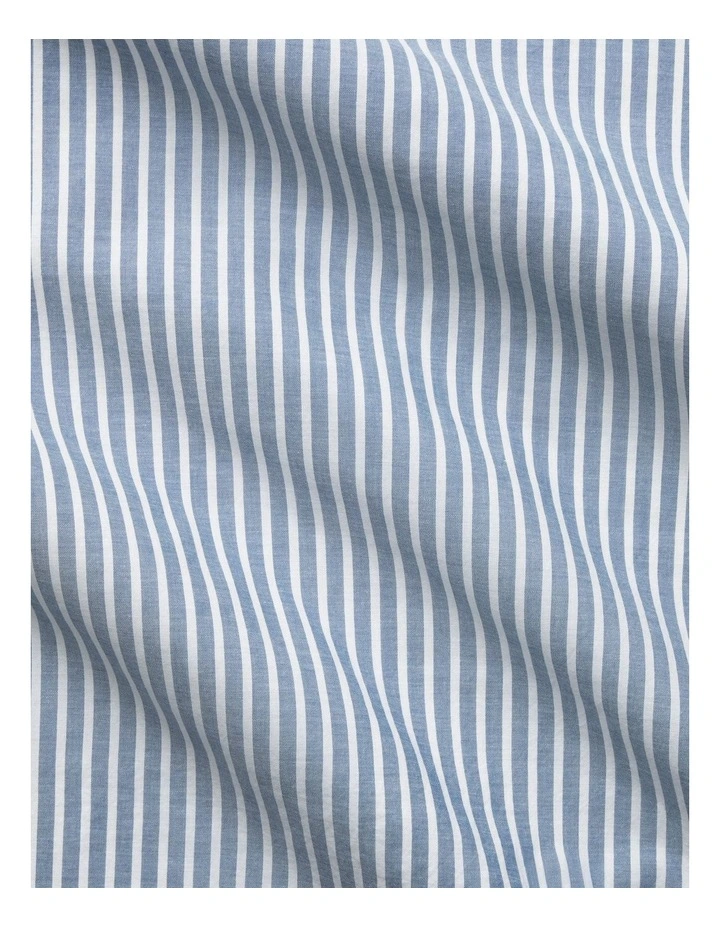 Reilly Stripe Sheet Set in Chambray image 3