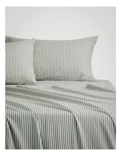 Reilly Stripe Sheet Set in Jungle