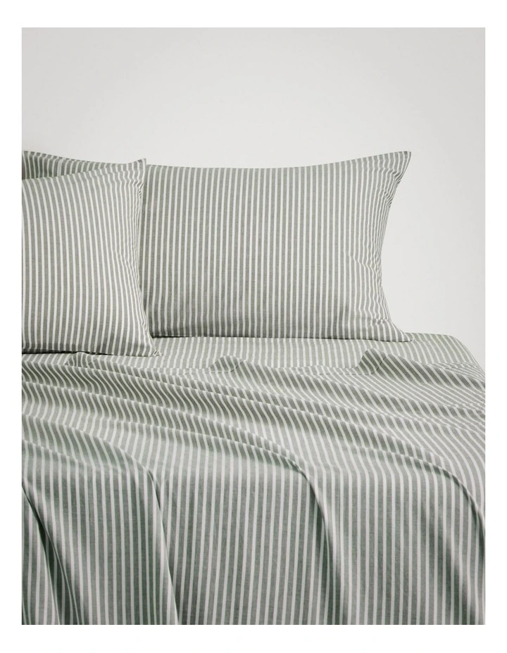 Reilly Stripe Sheet Set in Jungle image 1