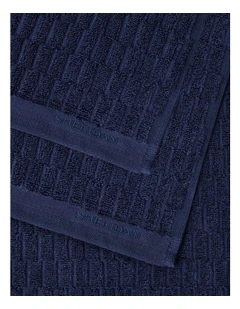 Harrison Towel Collection in Ink Navy