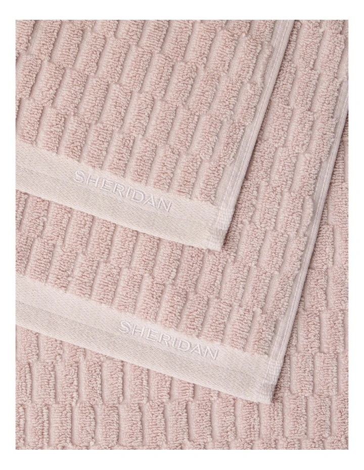 Harrison Towel Collection in Thistle image 2