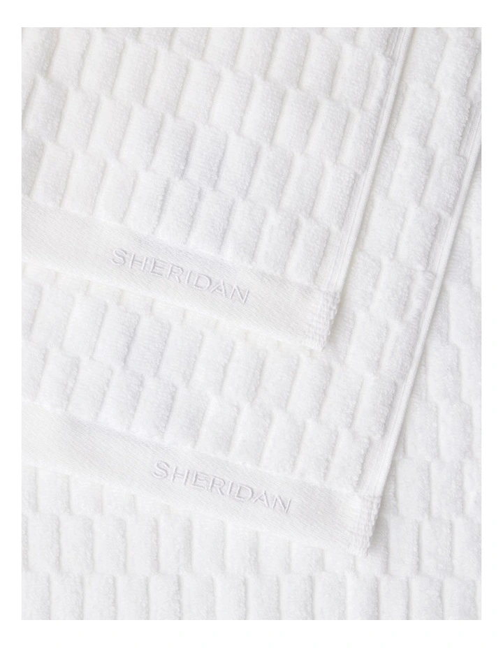 Harrison Towel Collection in White image 2