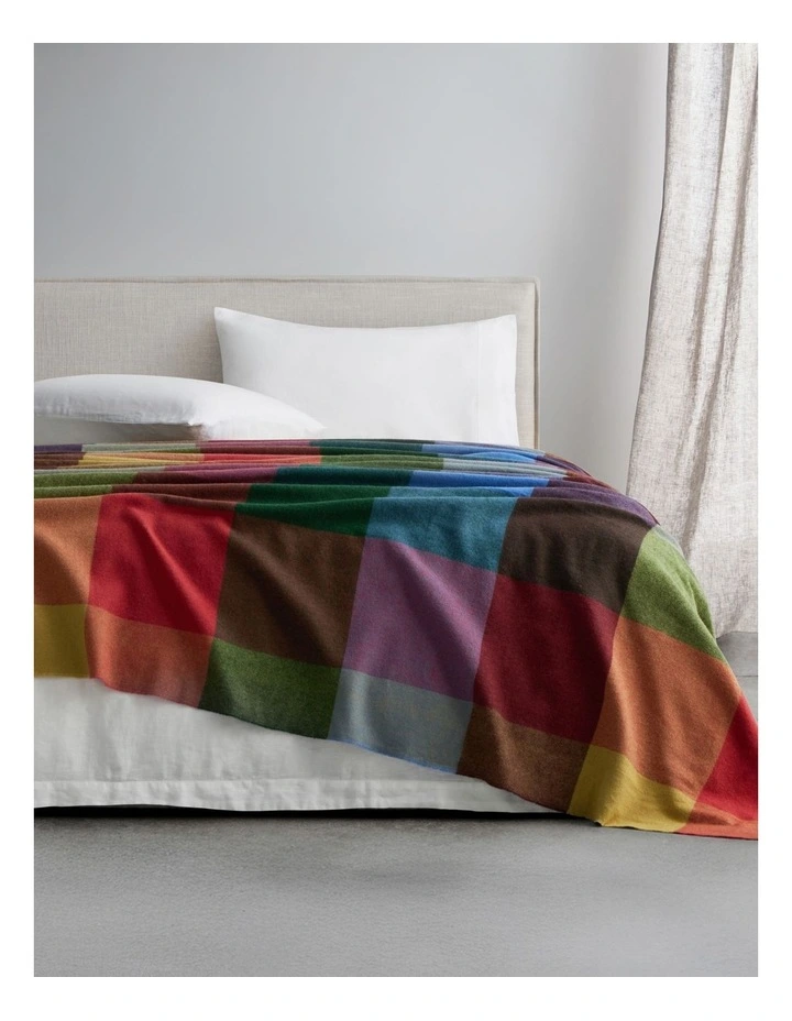 Alden Check Blanket in Multi image 1