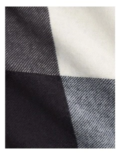 Alden Twill Blanket in Carbon