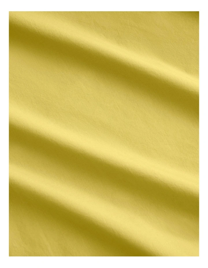 Bayley Washed Percale Sheet Set in Light Sunlight image 3