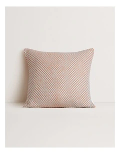 Kitt Square Cushion in Burnt Orange