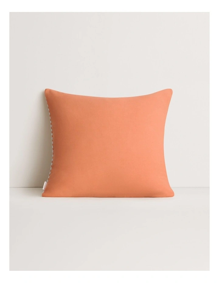 Kitt Square Cushion in Burnt Orange image 2