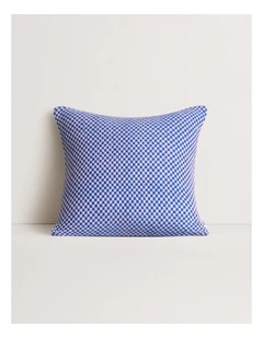 Kitt Square Cushion in Cobalt