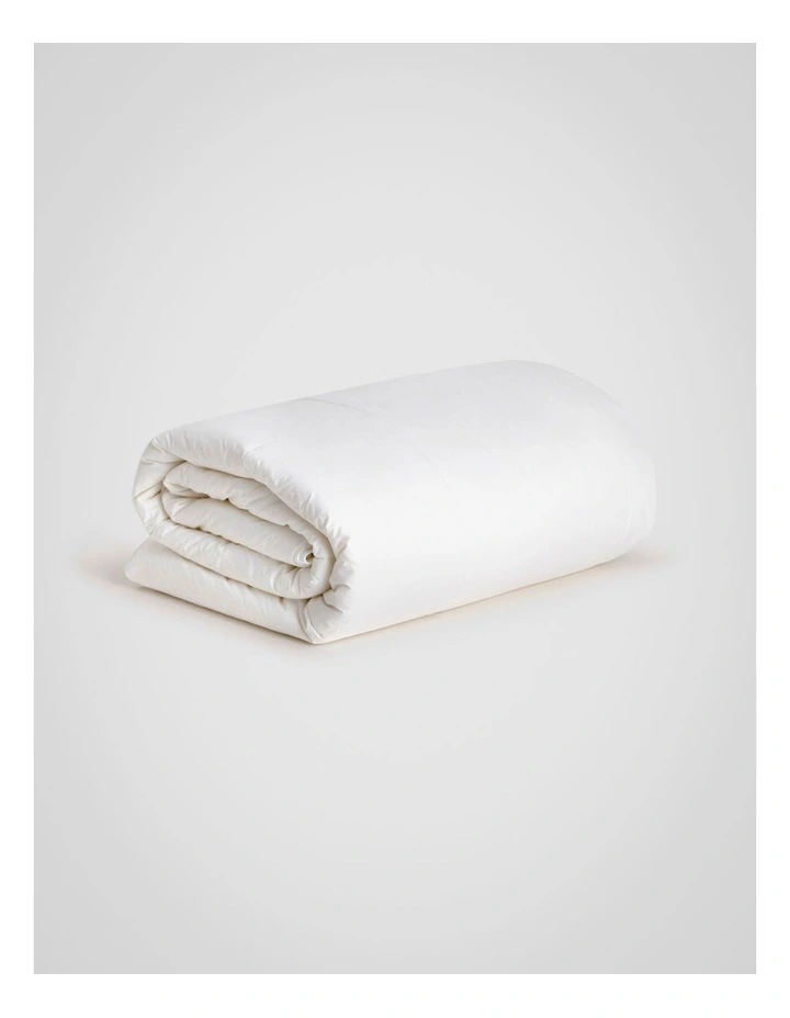 Australian Wool Washable Light Quilt in Pure White image 1