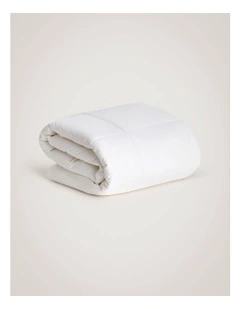 Australian Wool Washable Medium Quilt in Pure White