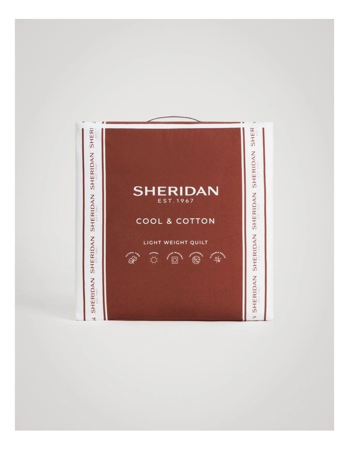 Cool & Cotton Light Quilt in Pure White image 3