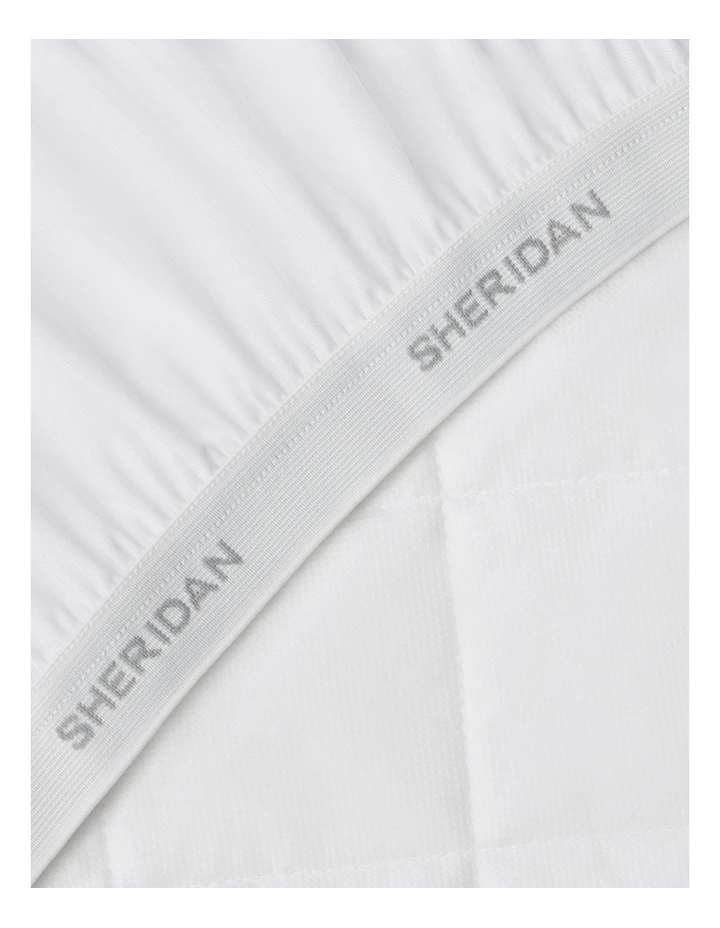 Cool & Cotton Mattress Protector in White image 3