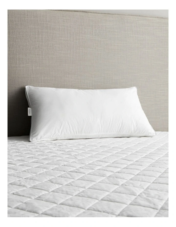 Cool & Cotton Pillow Protector in Pure White image 4