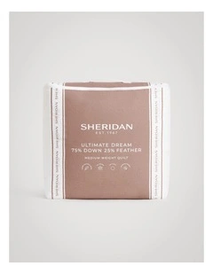 Ultimate Dream 75/25 Medium Quilt in Pure White