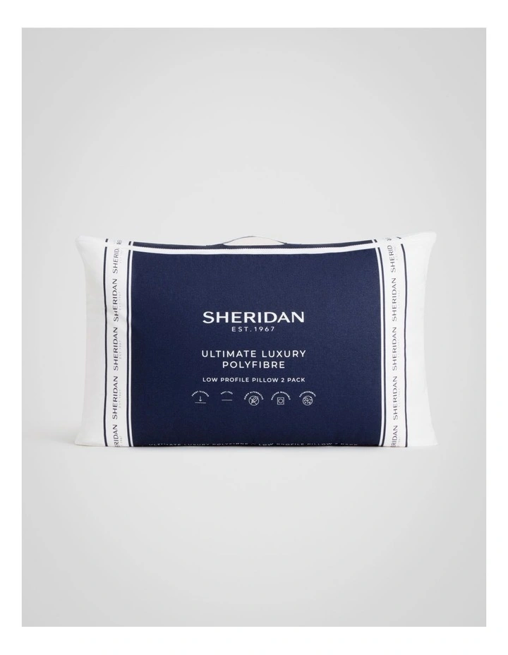 Ultimate Luxury Pillow Twin Pack in Pure White image 1