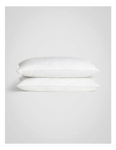 Ultimate Luxury Pillow Twin Pack in Pure White