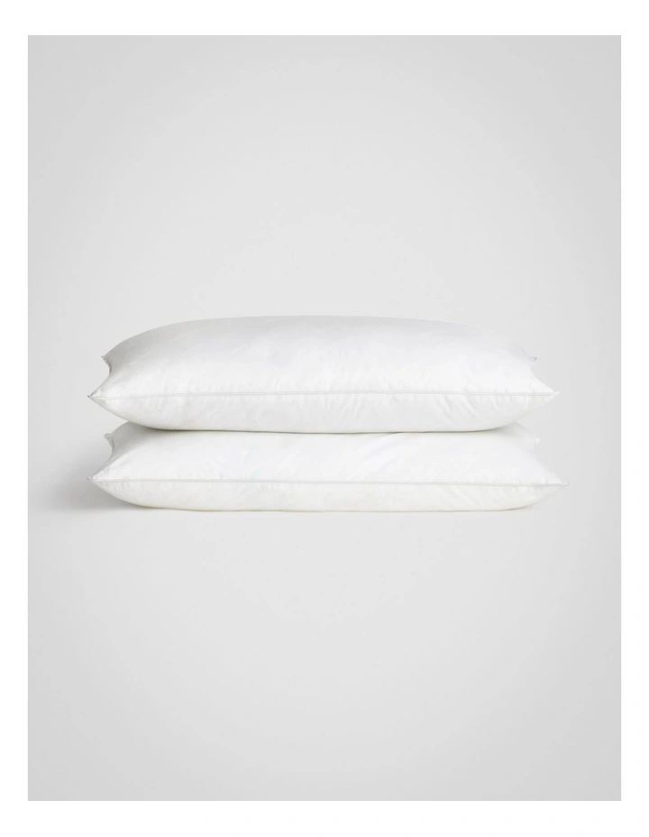Ultimate Luxury Pillow Twin Pack in Pure White image 1
