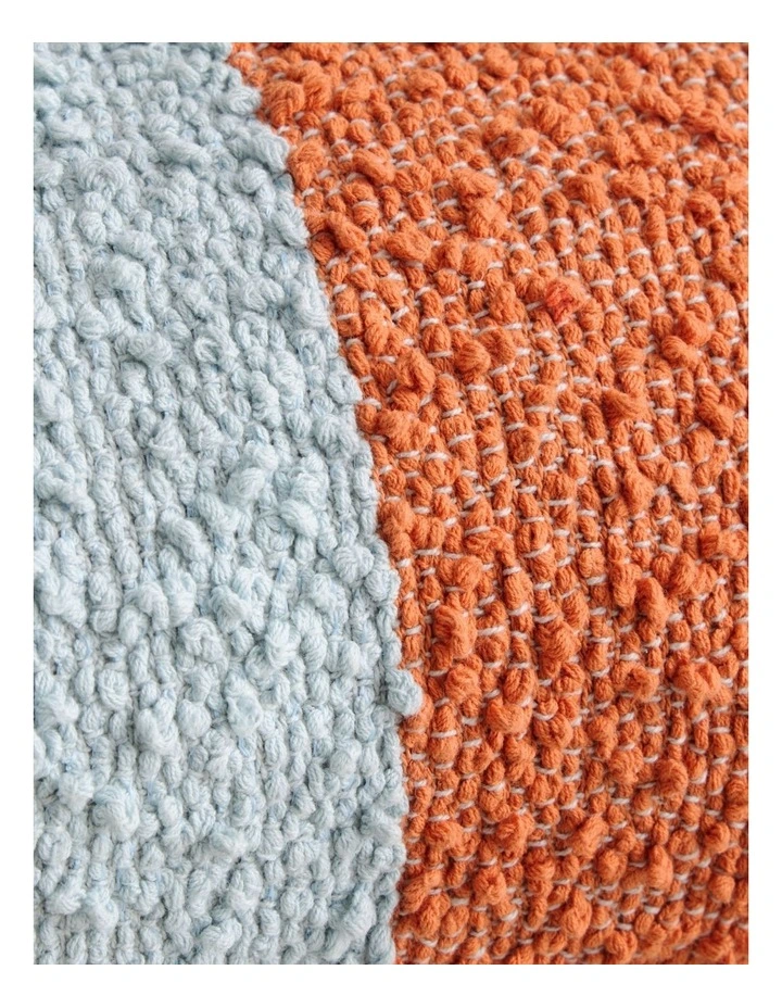 Etta Stripe Breakfast Cushion in Burnt Orange image 2