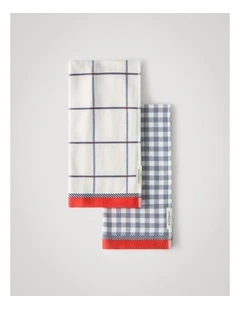 Frama Tea Towel Set - Two Pack in Atlantic