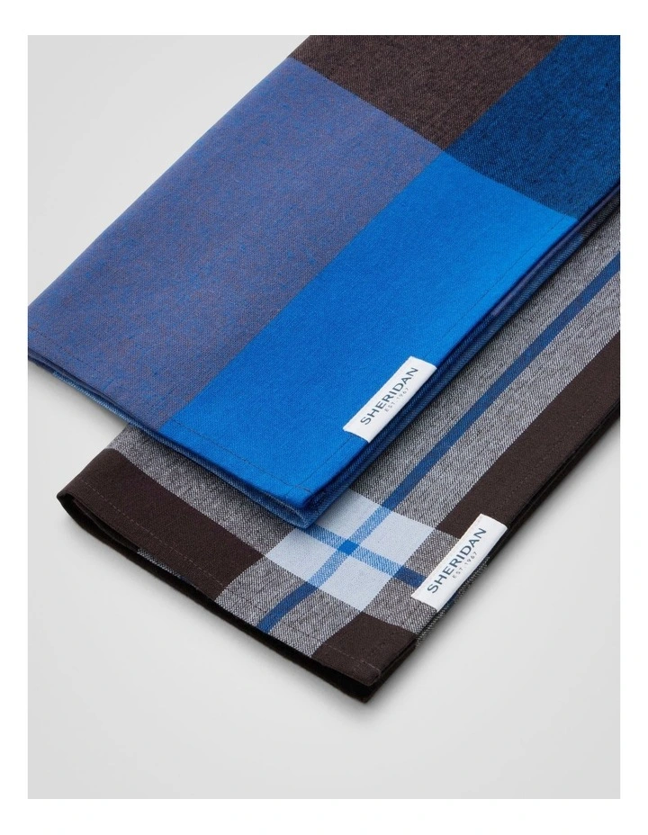 Lumo Tea Towel Set - Two Pack in Liquorice image 2