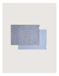 Vina Placemat Two Pack in Glacier