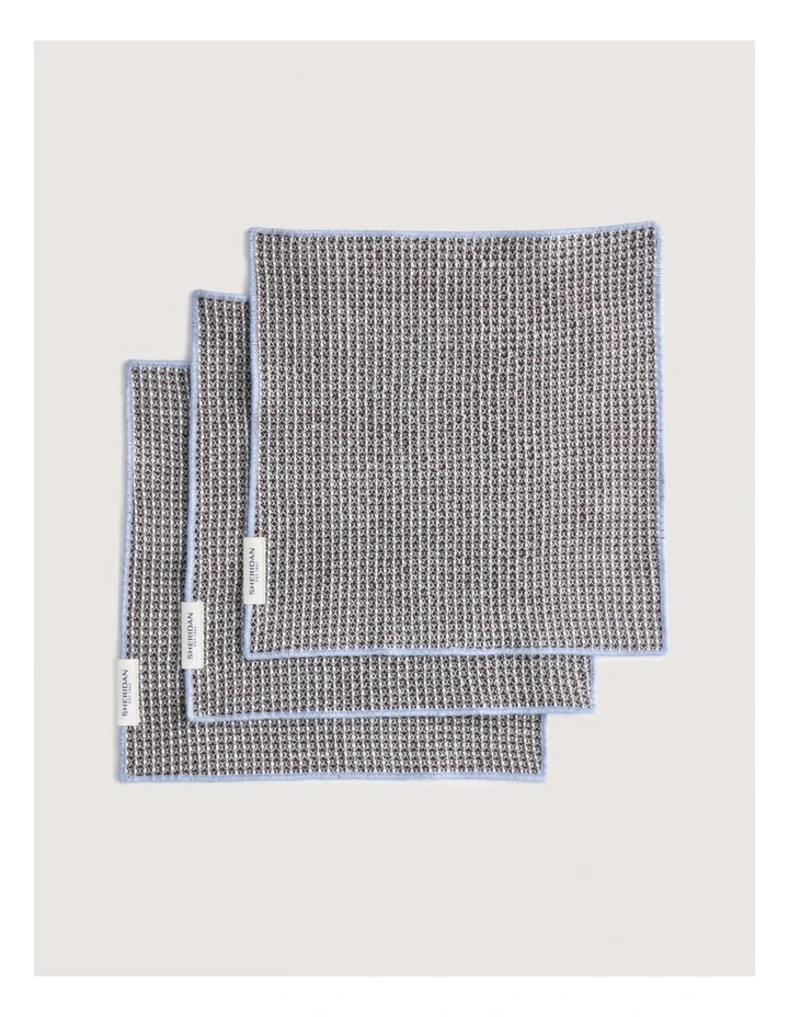 Lenni Dish Cloth Three Pack In Chocolate image 1