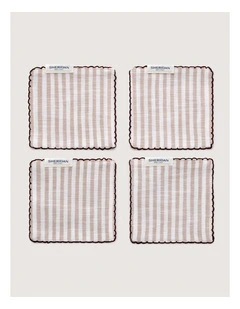 Vina Coaster Four Pack in Dune