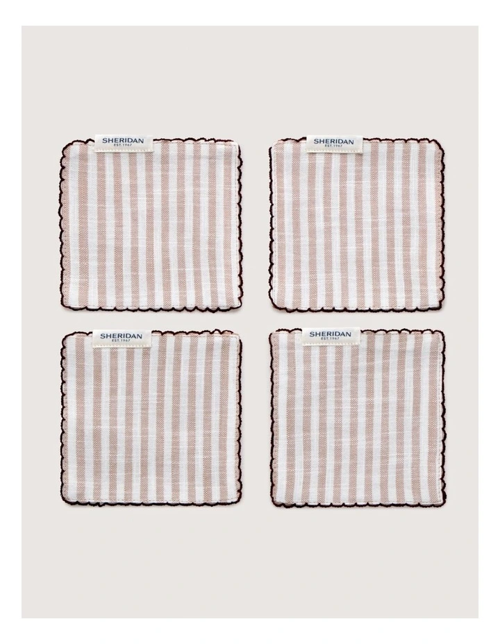 Vina Coaster Four Pack in Dune image 1