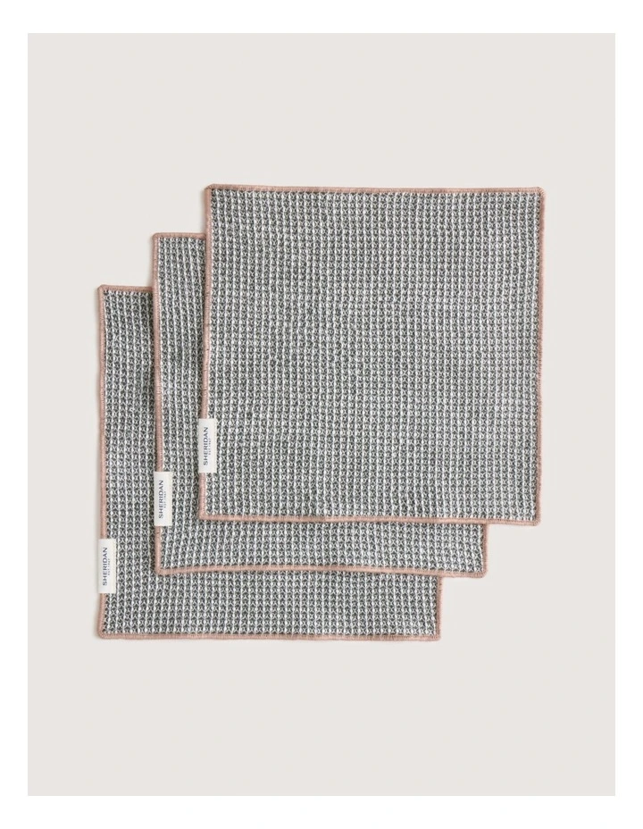 Lenni Dish Cloth Three Pack In Ivy image 1