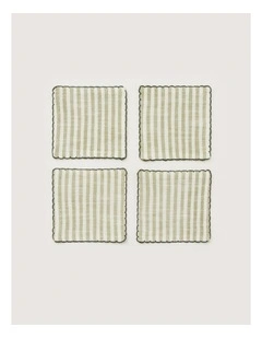 Vina Coaster Four Pack In Garden