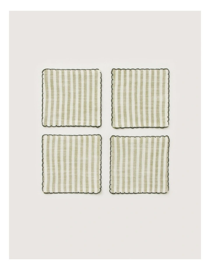 Vina Coaster Four Pack In Garden image 1