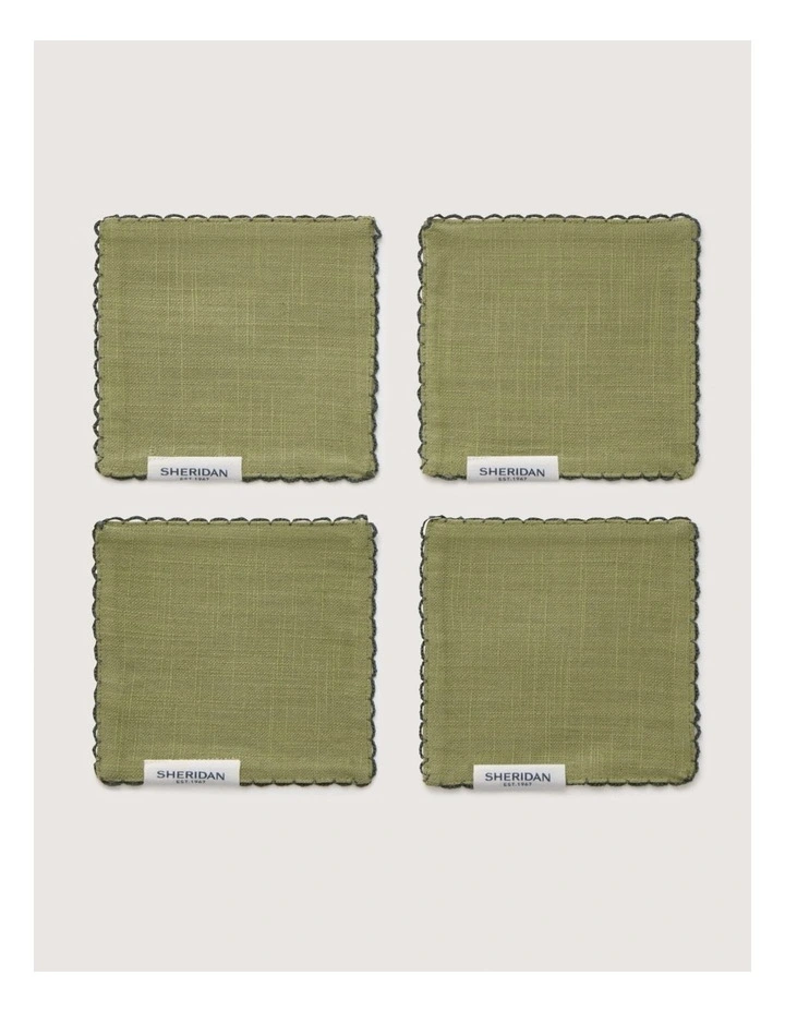 Vina Coaster Four Pack In Garden image 2