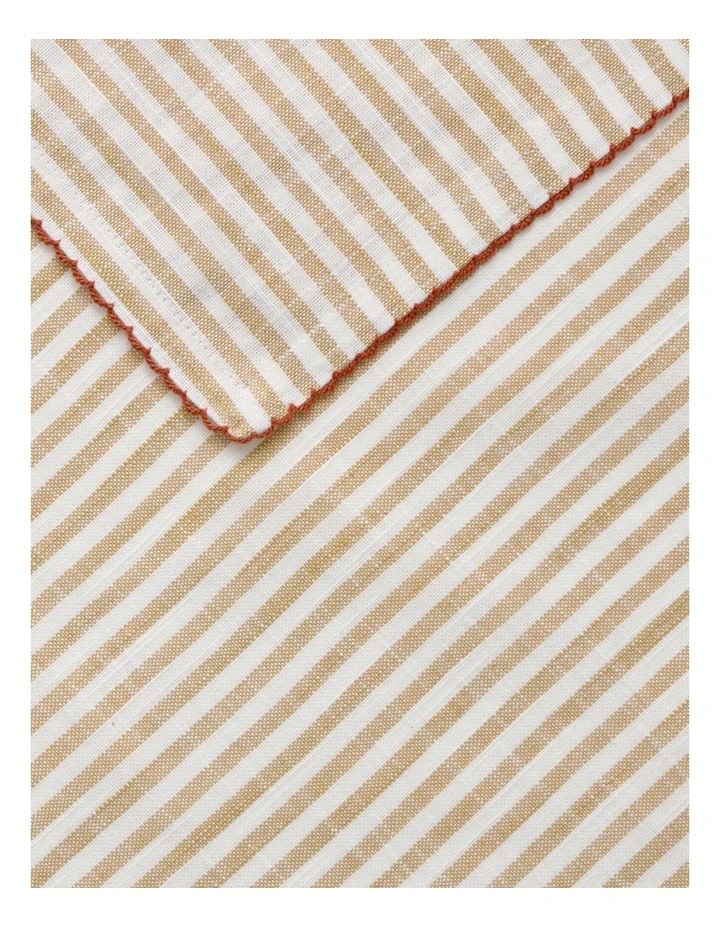 Vina Stripe Napkin Two Pack In Caramel image 3