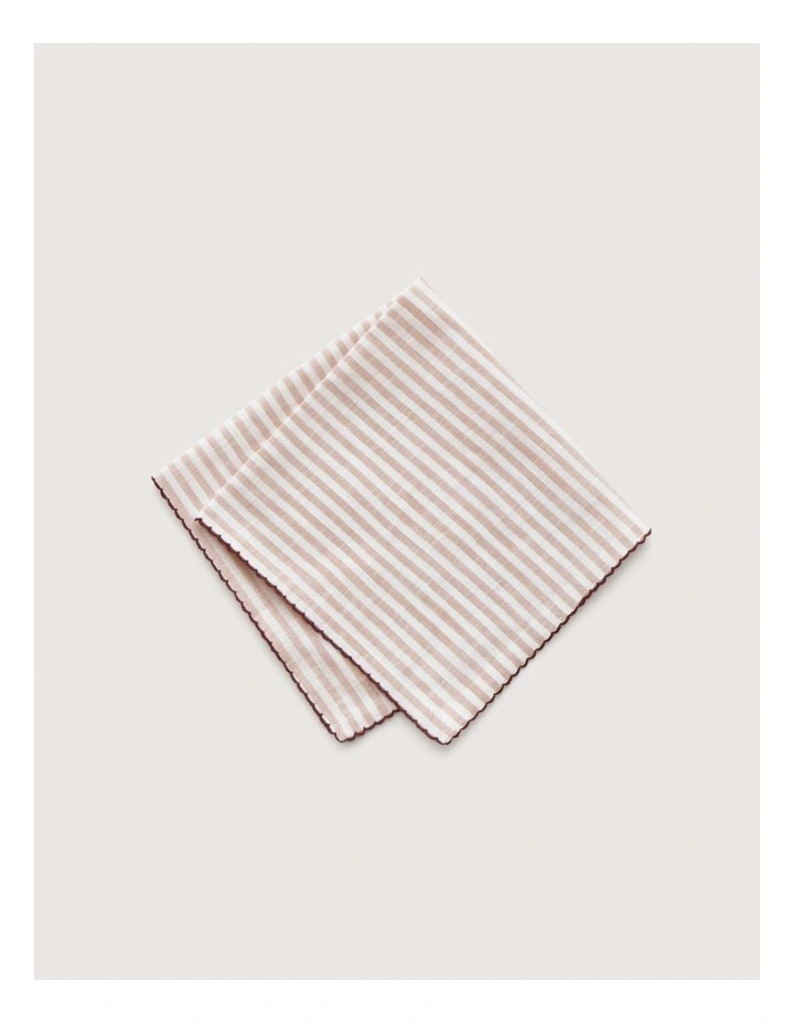 Vina Stripe Napkin Two Pack In Dune image 2