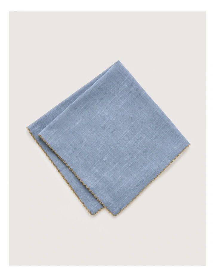 Vina Napkin Set - Two Pack in Glacier image 2