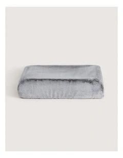 Carlson Faux Pet Bed Cover in Smoke