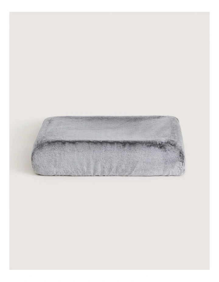 Carlson Faux Pet Bed Cover in Smoke image 1