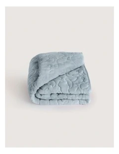 Meriweather Kids Quilted Blanket In Slate