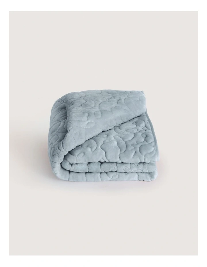 Meriweather Kids Quilted Blanket In Slate image 1